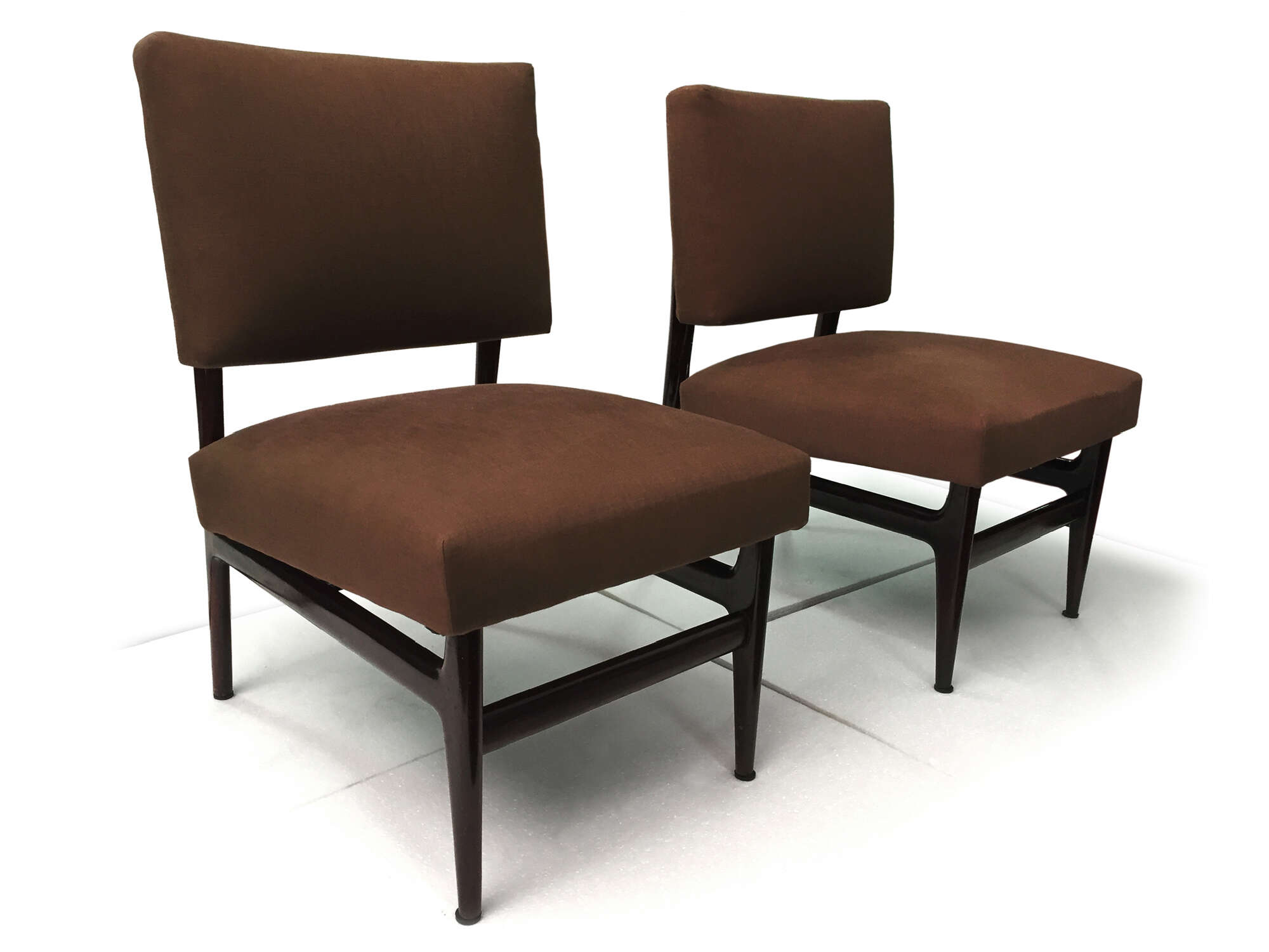 Coppia di poltroncine italiane disegnate da Vittorio Dassi, 1950