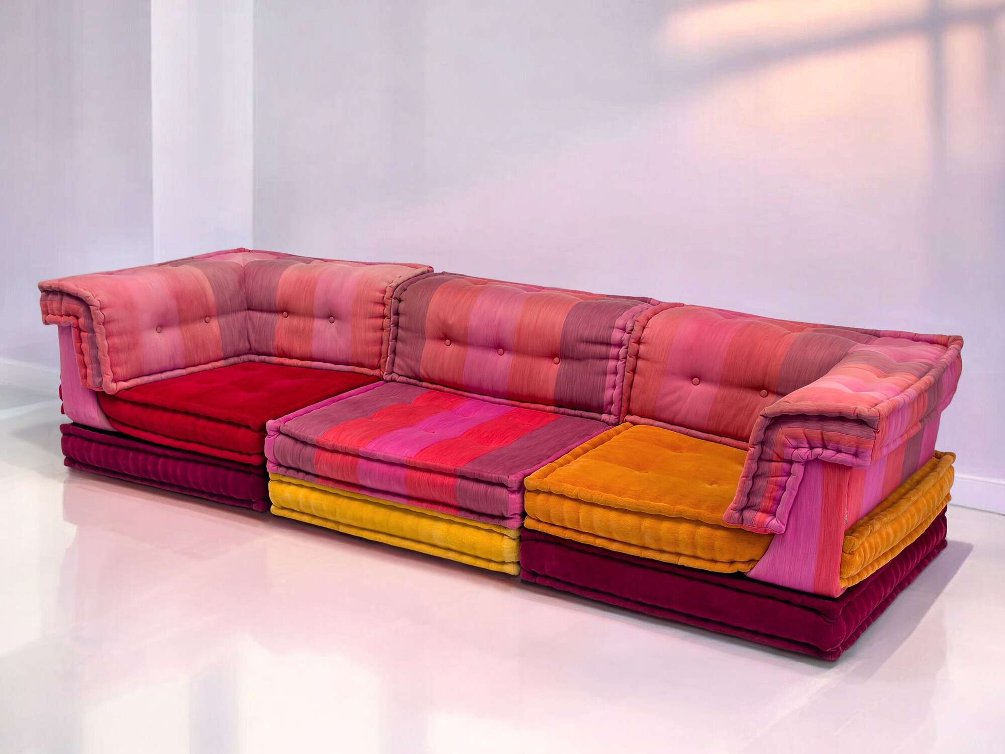 Divano Mah Jong di Kenzo Takada per Roche Bobois, 2000