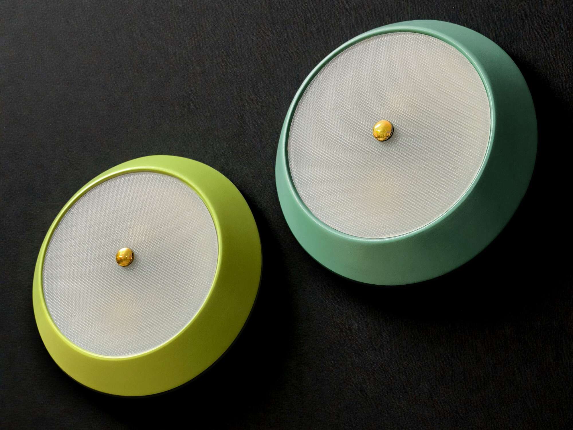 Coppia di Lampade da parete o da soffitto di Stilnovo, anni '60